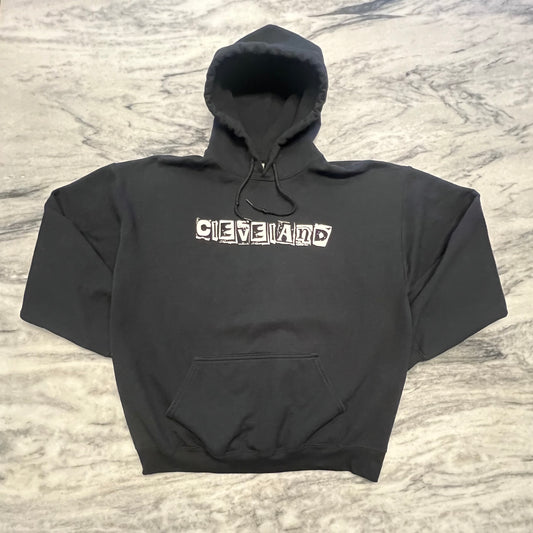 Cleveland Newsletter Font Hoodie