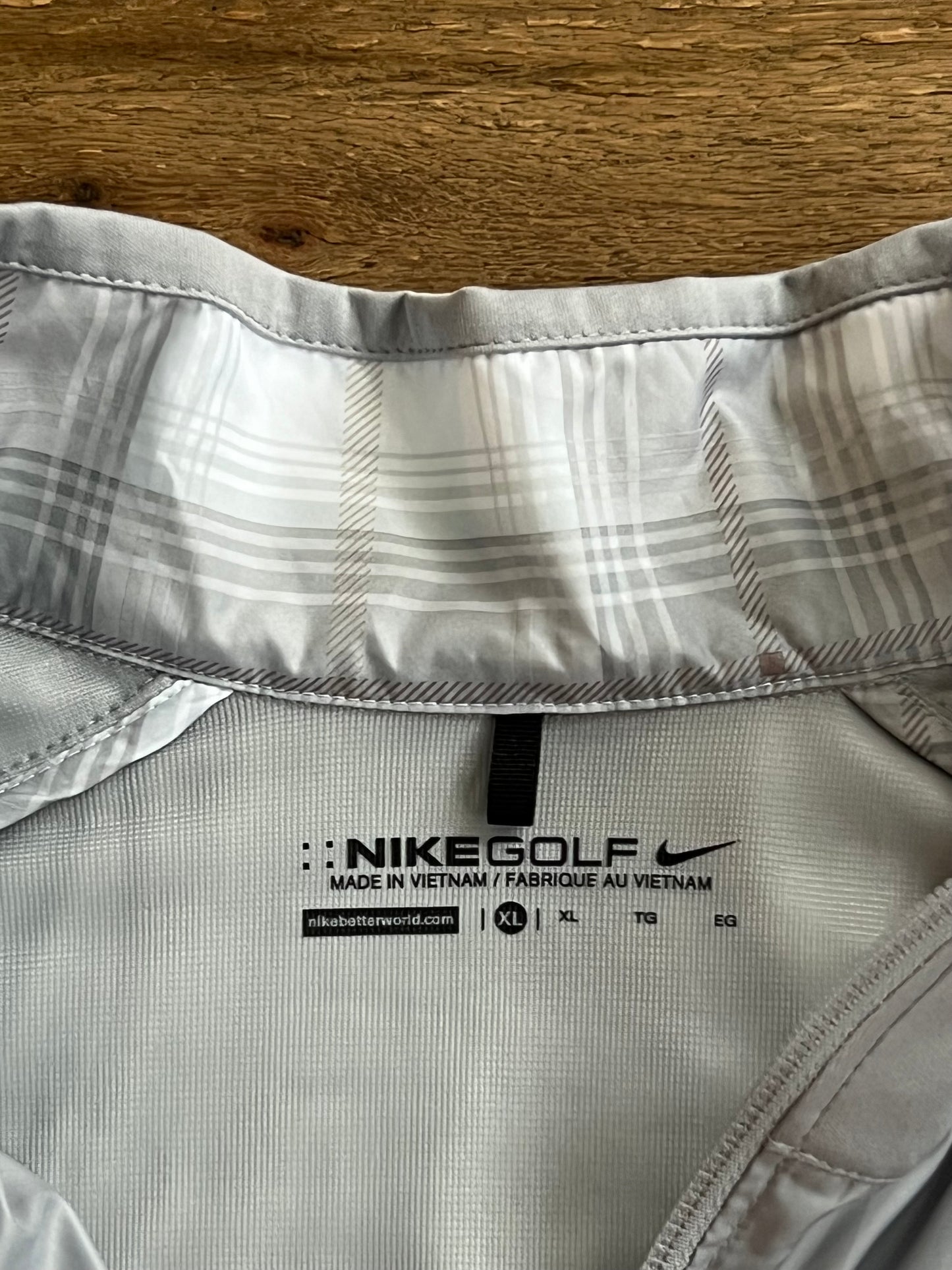 Daytona x Nike Zip-Up Vintage Grey Jacket Sz: XL