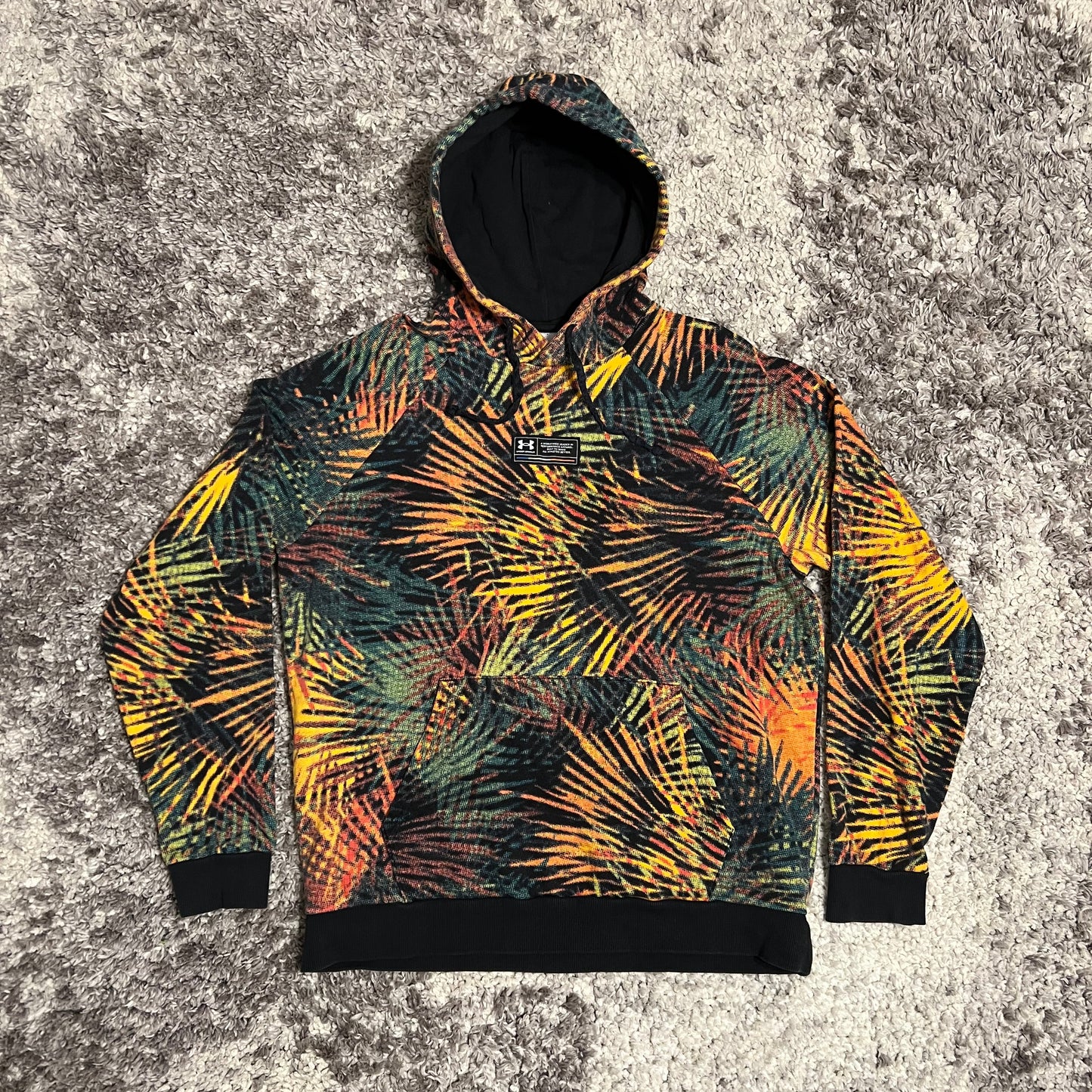 Under Armor Multi-Colored Hoodie Sz: L