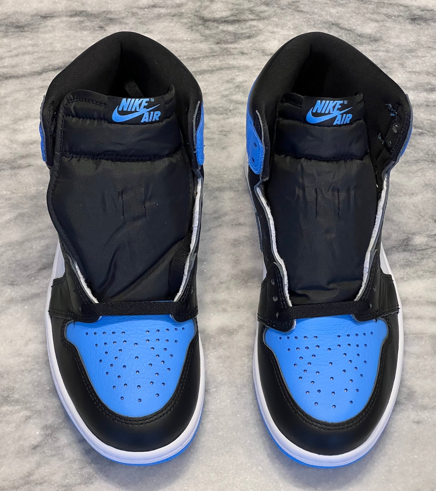 Air Jordan 1 Retro High OG 'UNC Toe' Size: 7 & 7.5