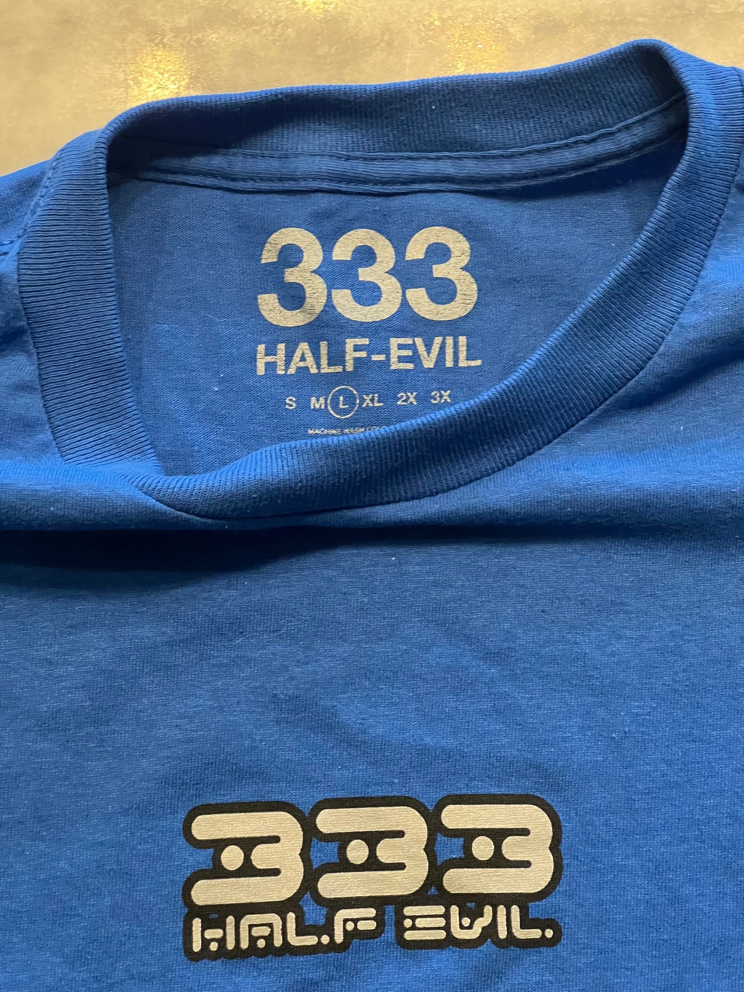 Half Evil Futuristic T-shirt Size: L (Oversized)