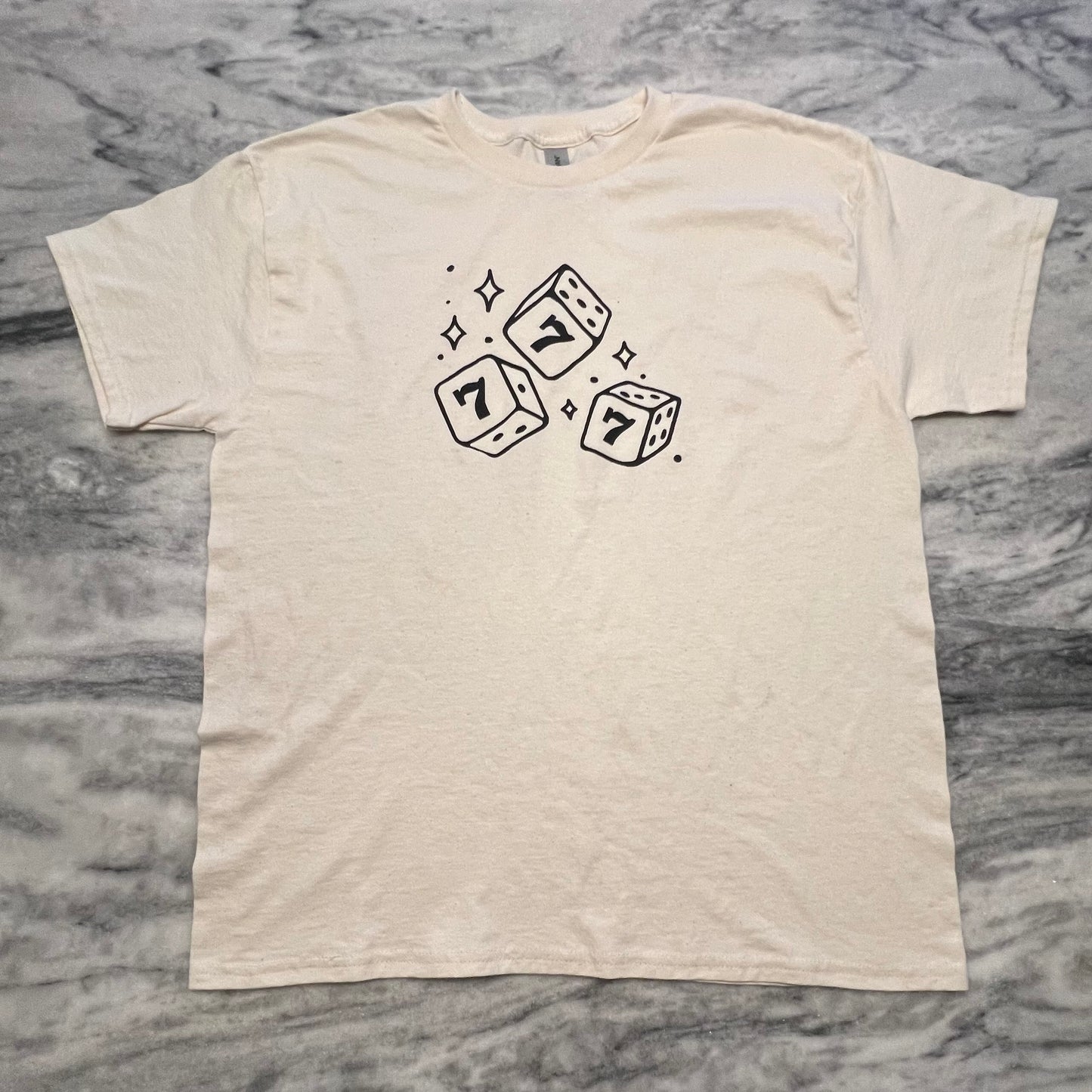 777 Dice T-shirt Size: M & L