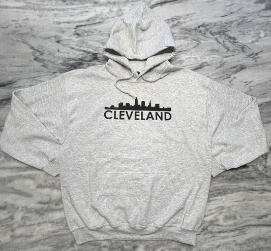 Cleveland Skyline Hoodie Sizes: S-XL