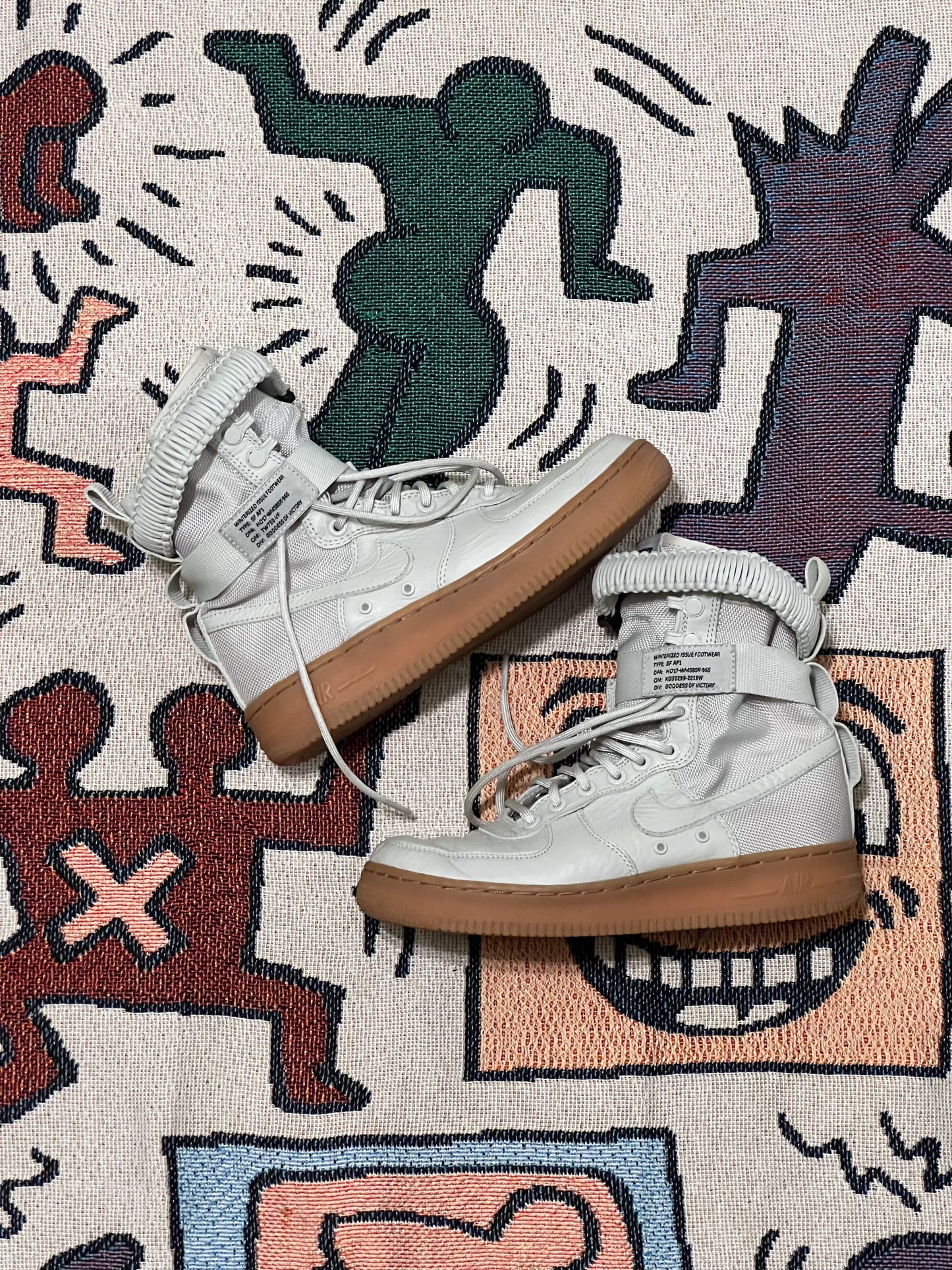 Nike AF1 High 'Light Bone' Size: 7W