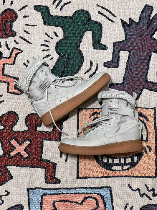 Nike AF1 High 'Light Bone' Size: 7W