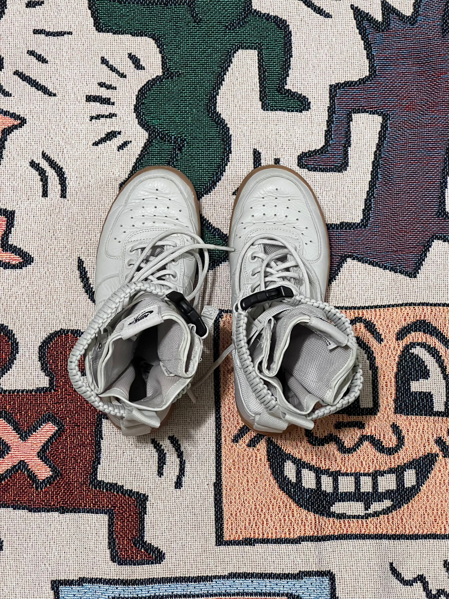 Nike AF1 High 'Light Bone' Size: 7W