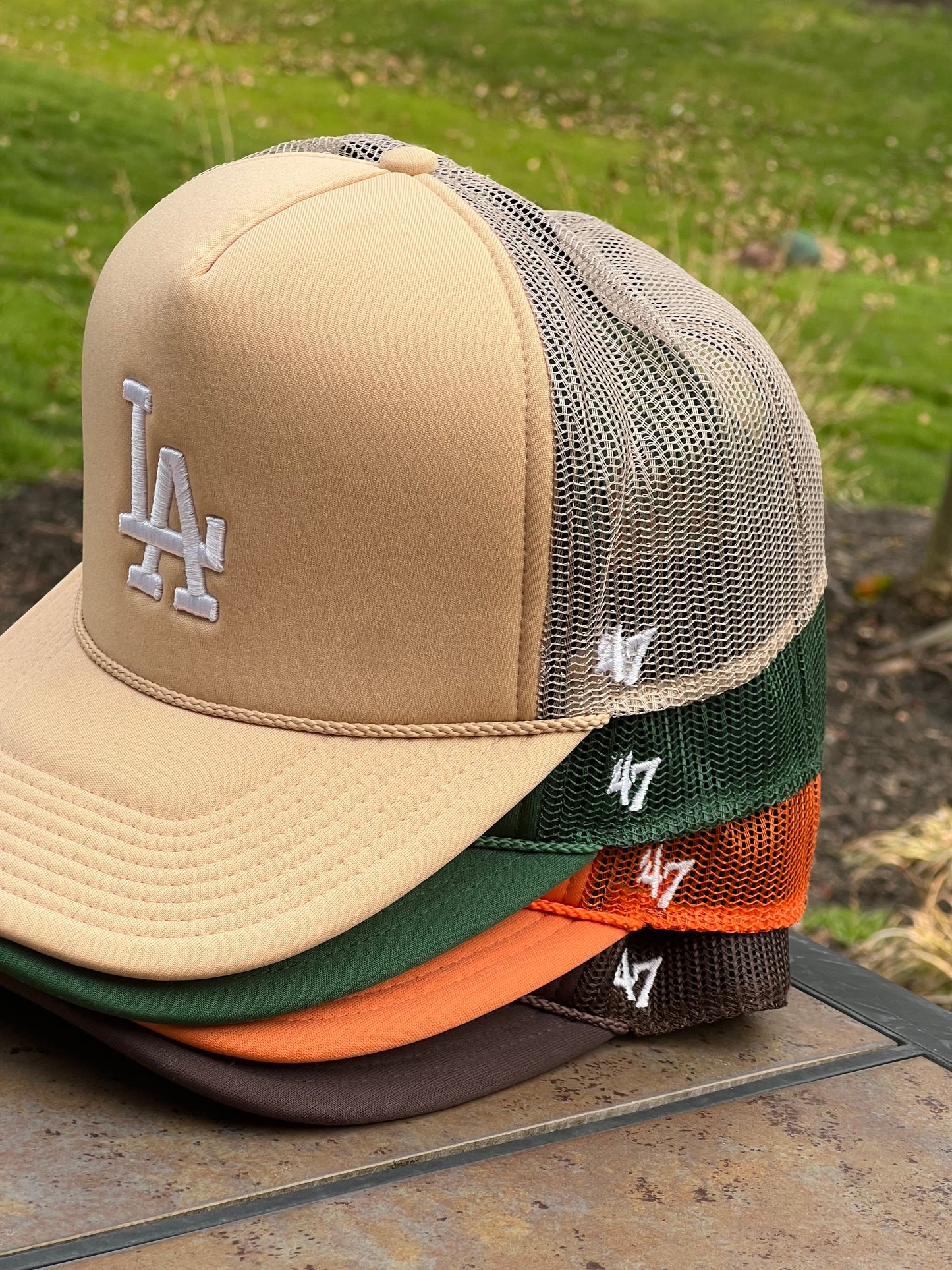 MLB 47' Trucker Hats LA & NY One Size