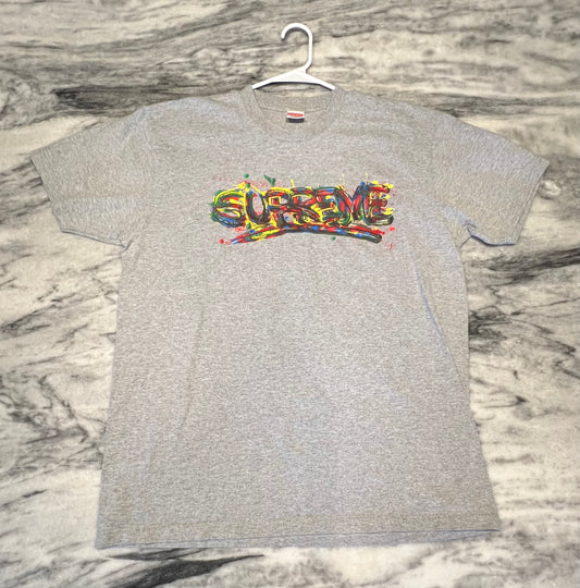 Supreme Paint Logo T-shirt Size: L