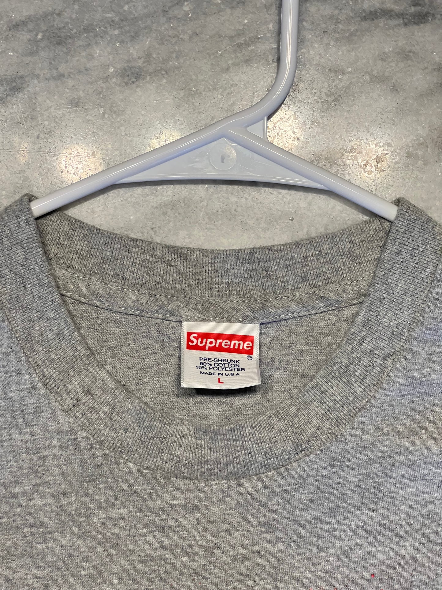 Supreme Paint Logo T-shirt Size: L