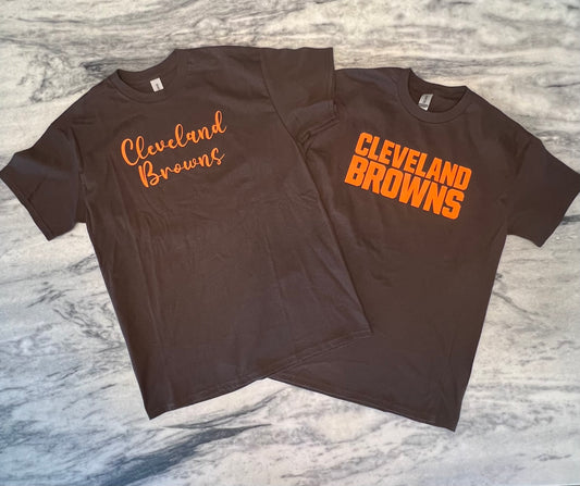 New Cleveland Browns Bundle 2 T-shirts Sz: M