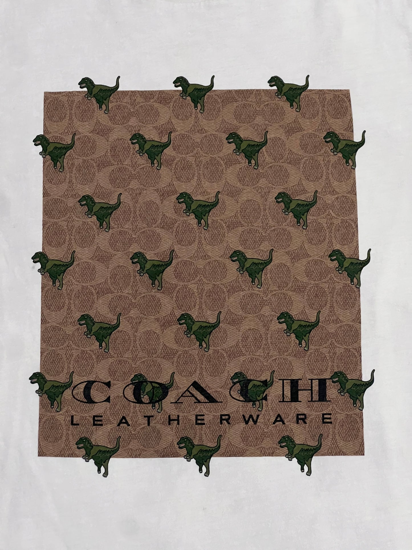 Coach Leatherware Dinosaur Graphic Sz: L