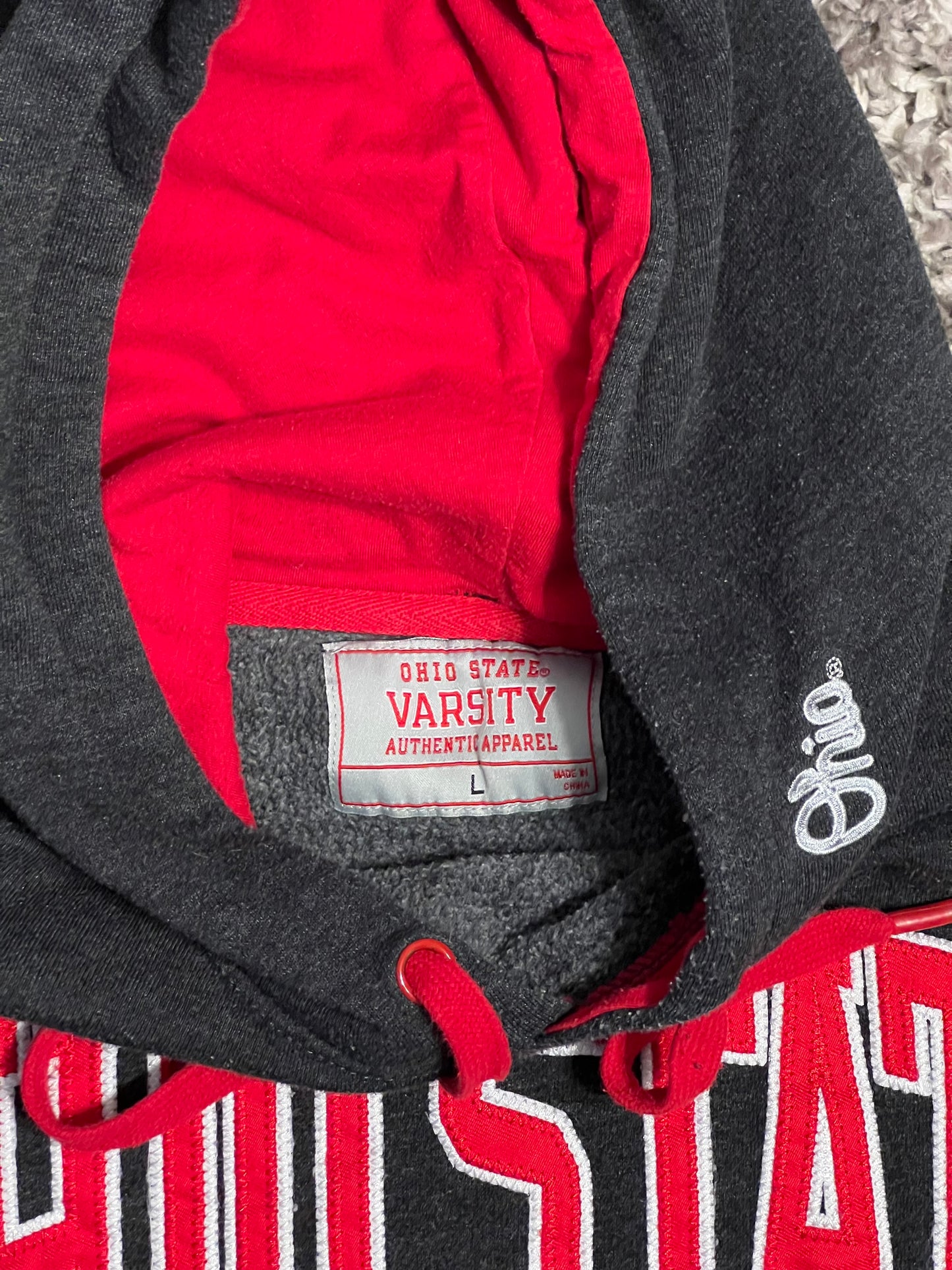 Ohio State University Hoodie Size: L