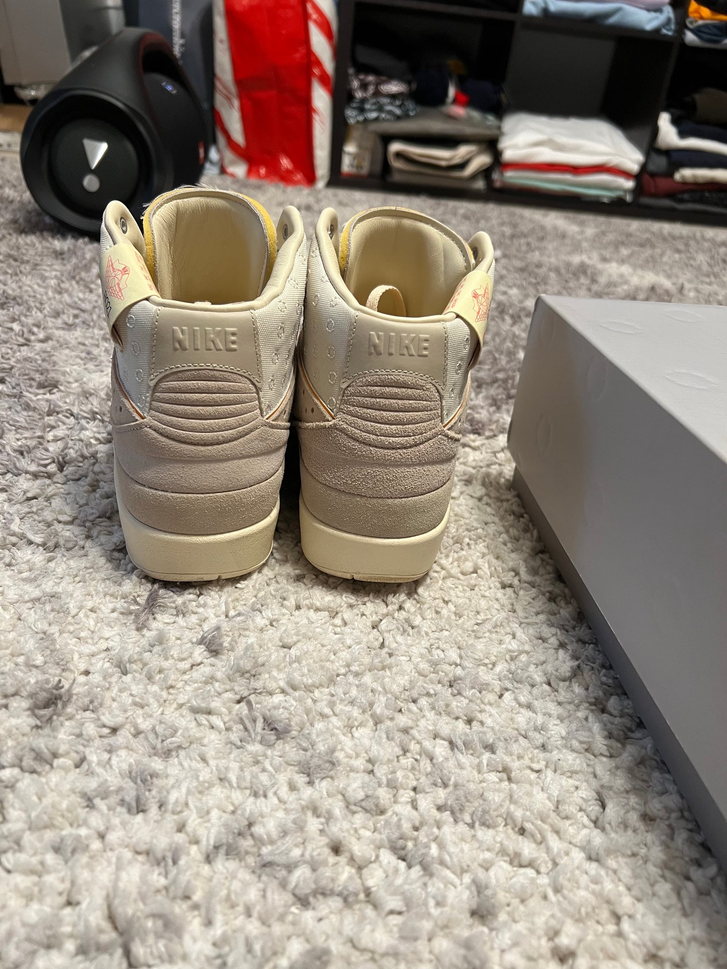 Jordan 2 Retro Union Rattan Sz: 9.5