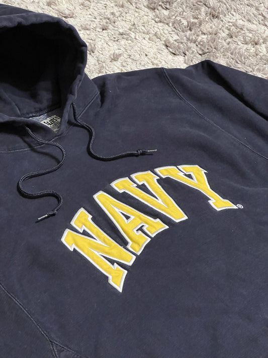 Navy Vintage Steve & Barry's Hoodie Sz: L